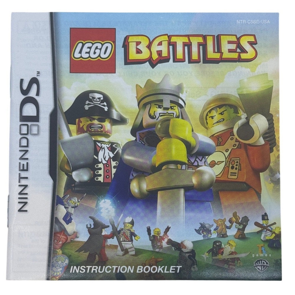LEGO Battles Nintendo DS Instruction Manual Booklet NTR-C5SE-USA 2009
